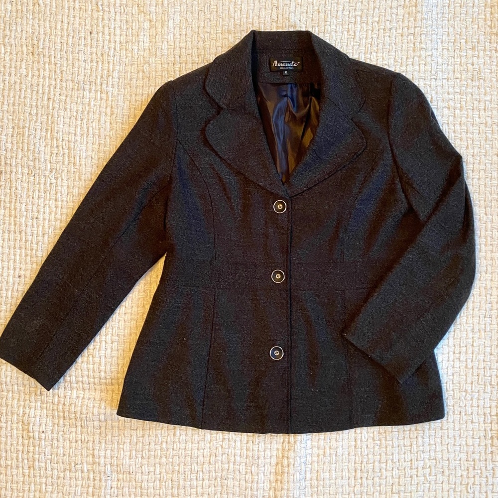 AMANDA | Vintage grey blazer